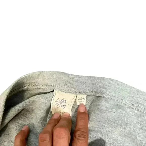 White Crow The Soft Spun Cocoon Cardigan Heather Grey Size XS - Picture 10 of 10